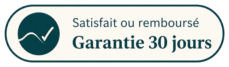 Satisfait ou remboursé, garantie 30 jours